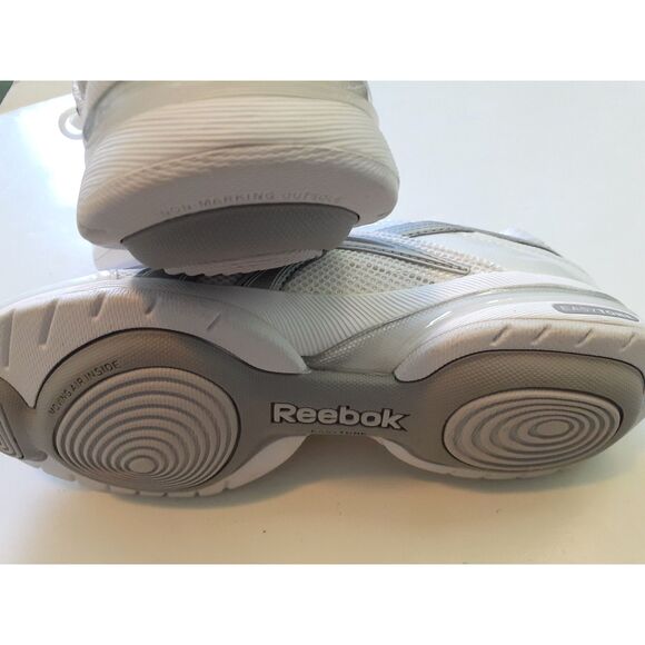 NWT Reebok White & Gray Easytone Athleisure Sneakers Size USA Size 6.5 - Picture 9 of 17